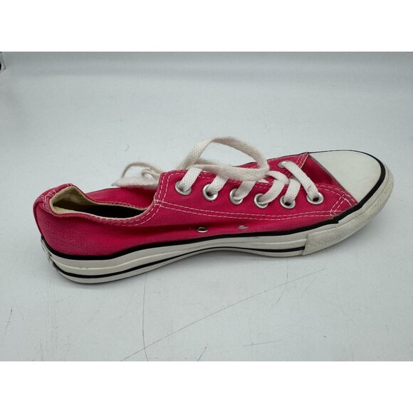 Converse All Star Low-Top Sneakers Unisex Pink Canvas Womens 7/Mens 5 Lace Up - Picture 11 of 13